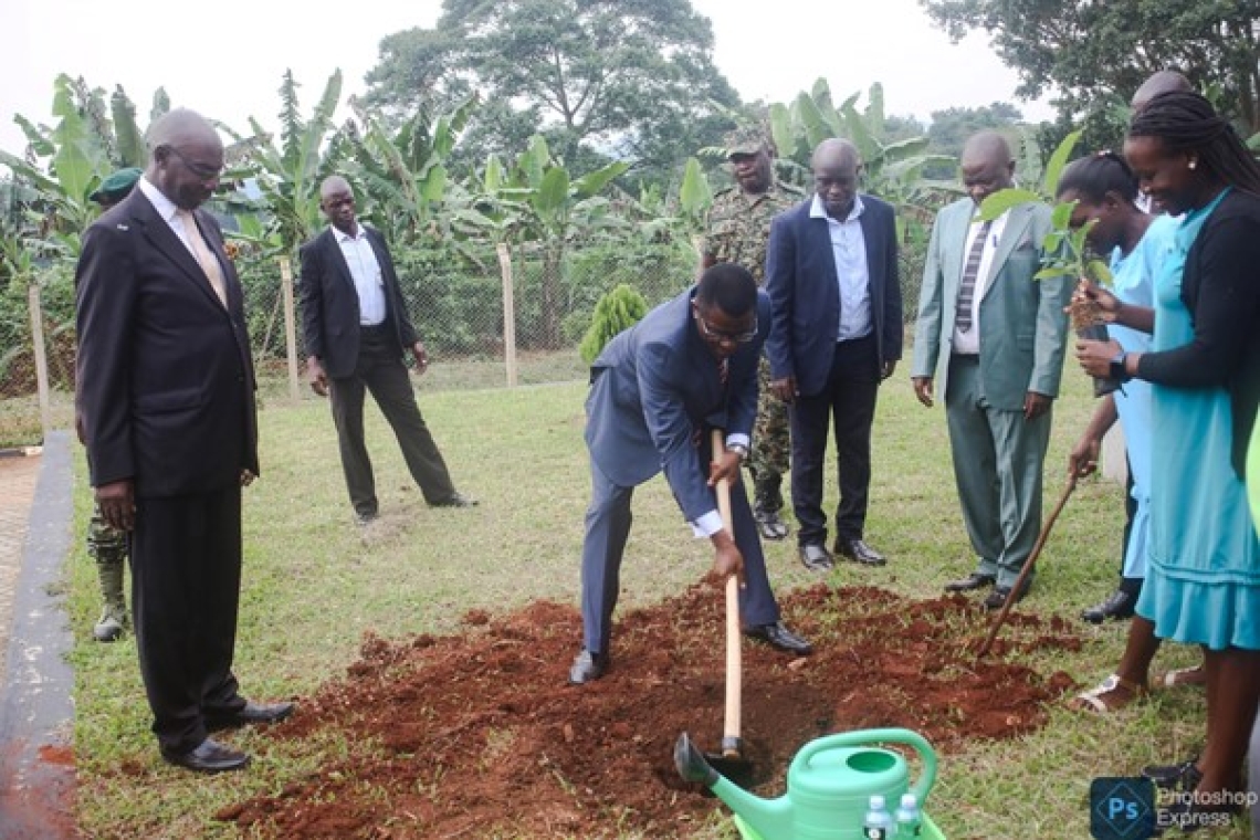 The agriculture promotion campaign in Buganda kingdom led by the Katikkiro is ongoing